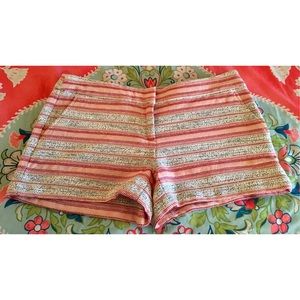 LOFT striped shorts